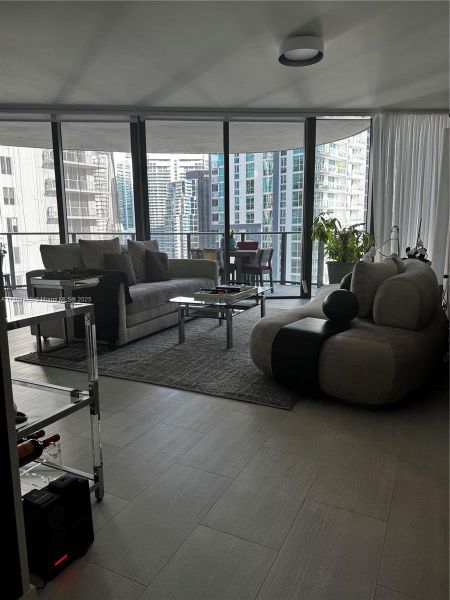 Furnished interior view inside a new home in , Miami (Image 7).