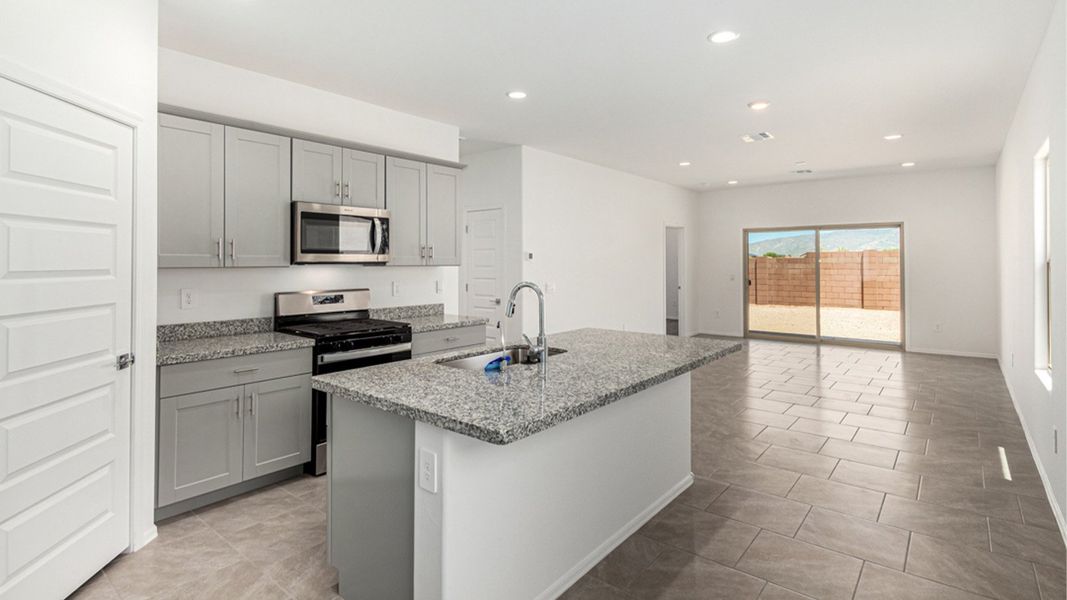 Furnished interior view inside a new home in Blackhawk, Tucson (Image 3). Furnished interior view inside a new home in Blackhawk, Tucson (Image 3).