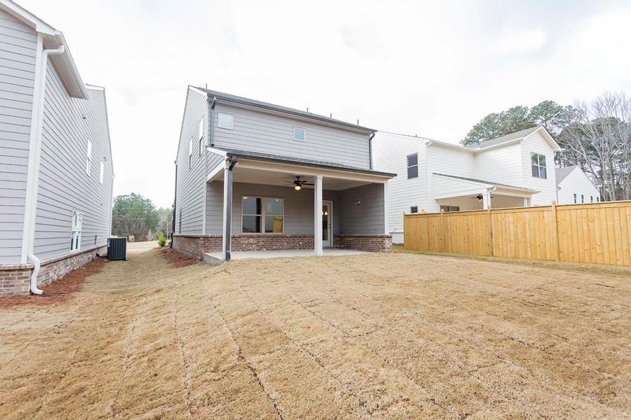 Exterior details and patio area of a home in , Buford (Image 23).
