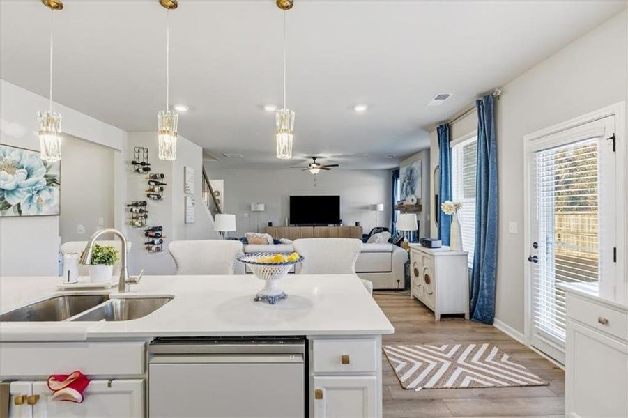 Furnished interior view inside a new home in , Locust Grove (Image 11). Furnished interior view inside a new home in , Locust Grove (Image 11).