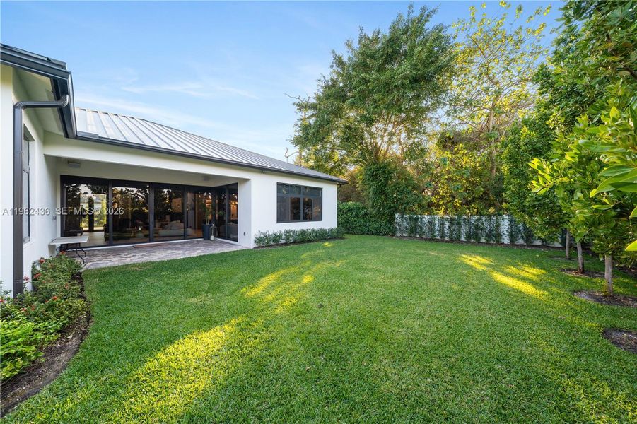 Exterior details and patio area of a home in , Miami (Image 2). Exterior details and patio area of a home in , Miami (Image 2).
