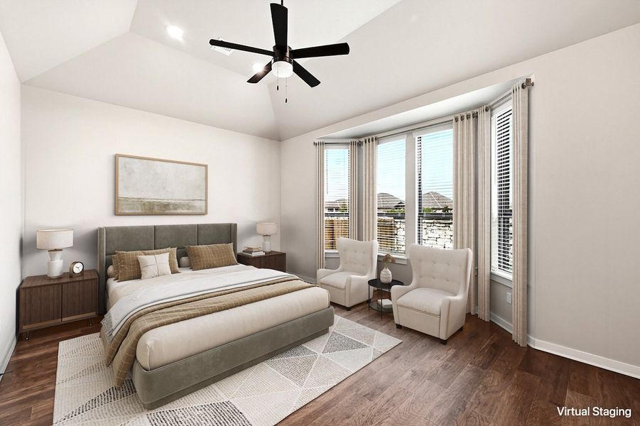 Furnished interior view inside a new home in 6 Creeks at Waterridge, Kyle (Image 6).