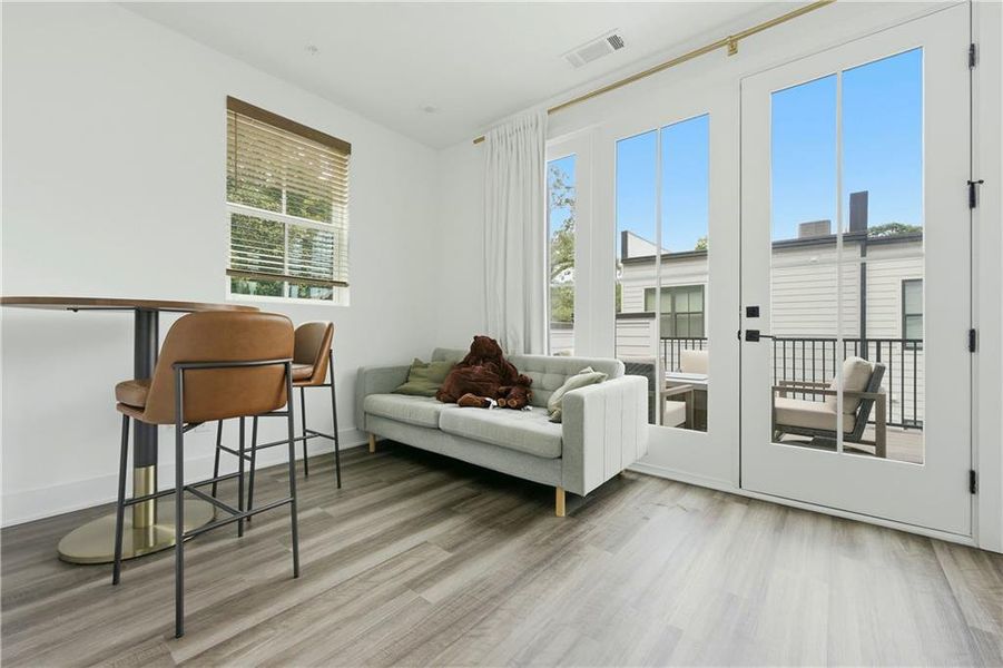 Furnished interior view inside a new home in , Atlanta (Image 23).