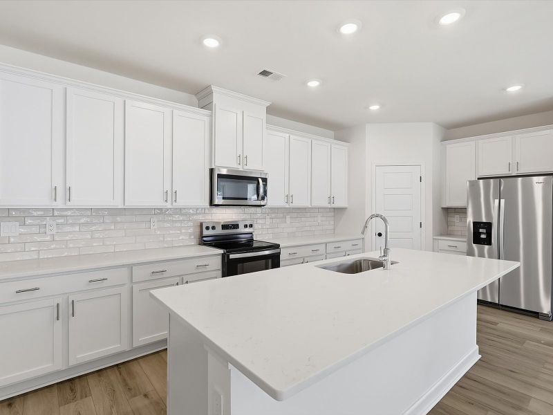 Furnished interior view inside a new home in Crown Pointe, Georgetown (Image 4).