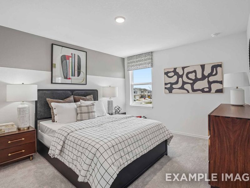 Representative furnished interior of a home built from the The Pinecrest B w/ 3rd Car by Davidson Homes LLC in Saddle Creek Ranch, Cibolo (Image 31).