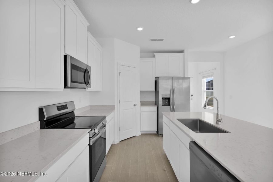 Furnished interior view inside a new home in , Jacksonville (Image 11).