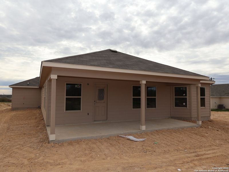 In-progress construction of a new home in Chaparral Ranch, Floresville, TX (Image 26).