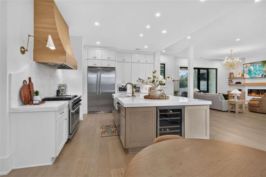 Furnished interior view inside a new home in , Hoschton (Image 54).