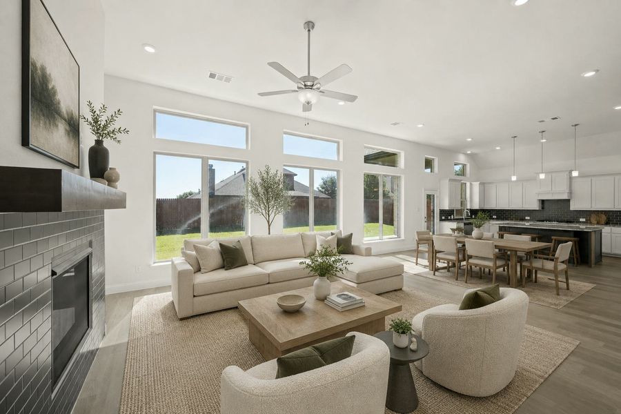 Furnished interior view inside a new home in Kentsdale Farms, DeSoto (Image 14). Furnished interior view inside a new home in Kentsdale Farms, DeSoto (Image 14).