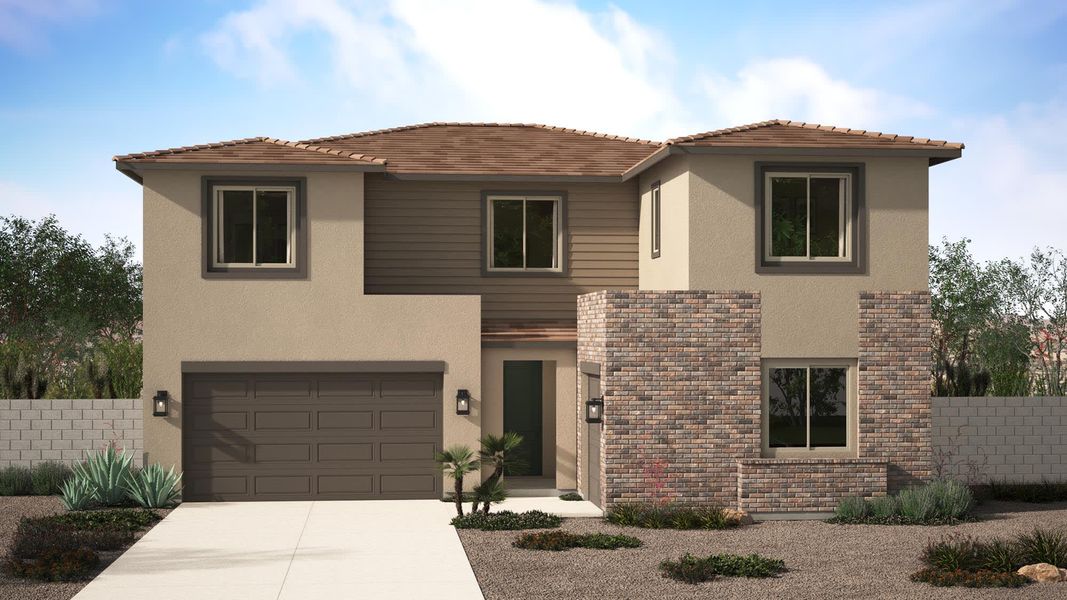 Desert Prairie Elevation | Mirabella | Harvest at Citrus Park | New Homes in Goodyear, AZ | Landsea Homes