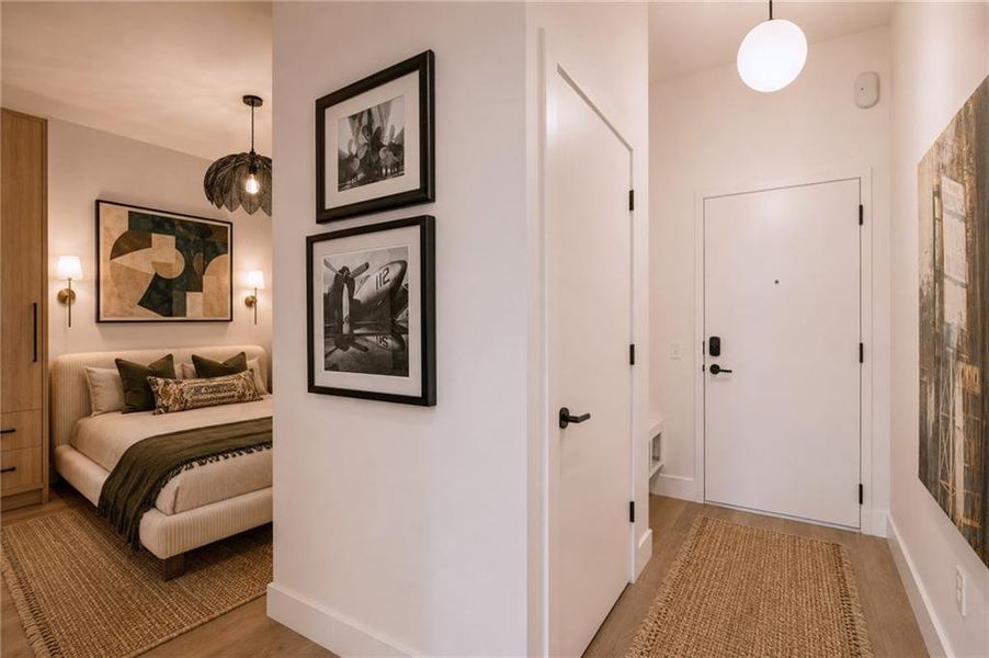 Furnished interior view inside a new home in , Atlanta (Image 11).