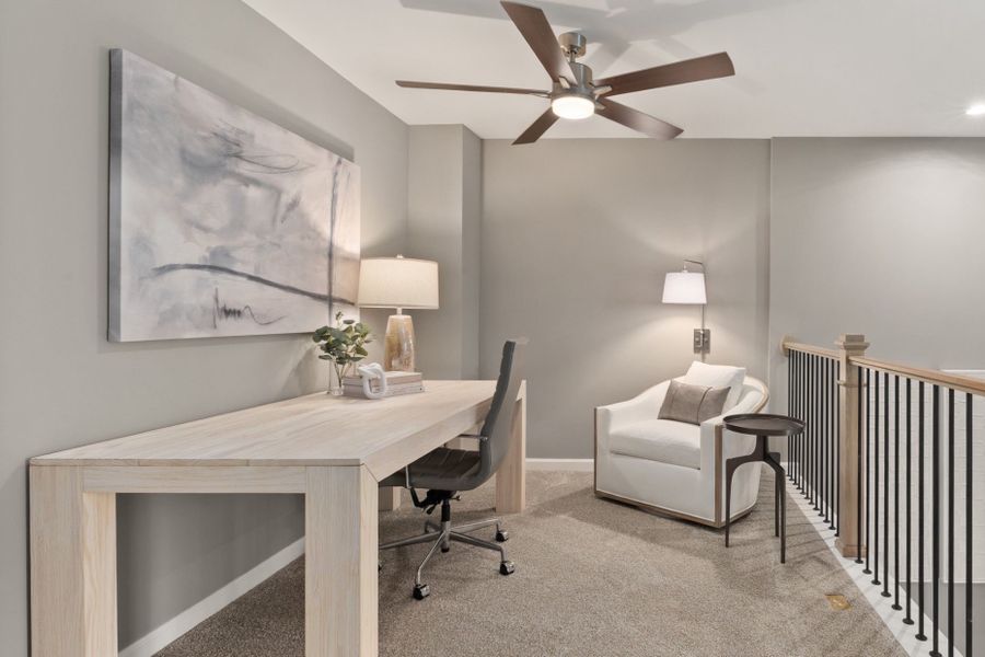 Representative furnished interior of a home built from the Scarlett by Pulte Homes in The Preserve at Marks Creek, Knightdale (Image 13).