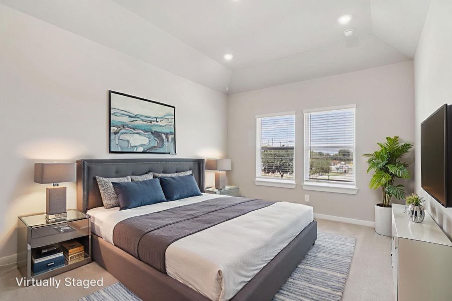 Furnished interior view inside a new home in Cole Creek Crossing, Houston (Image 8).