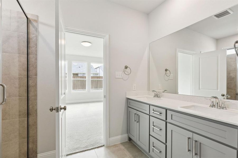 Furnished interior view inside a new home in AnaCapri, Anna (Image 8).