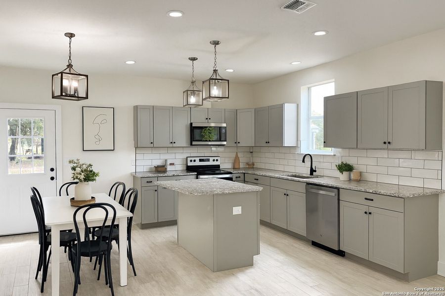 Furnished interior view inside a new home in , Spring Branch (Image 3).
