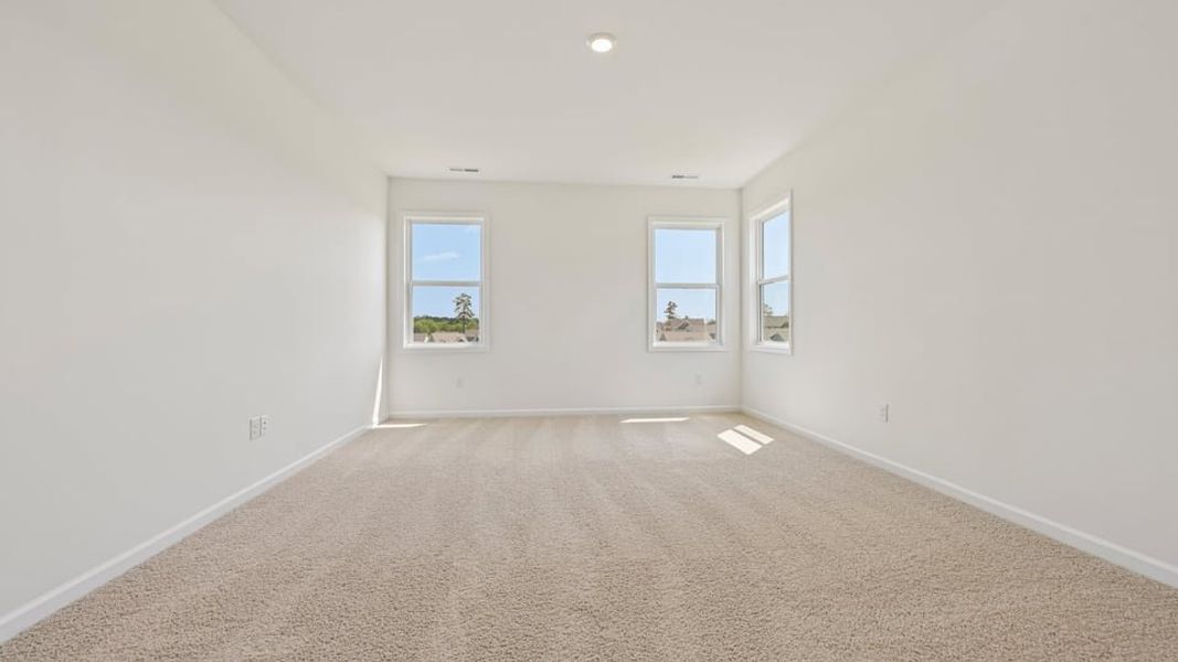 Representative unfurnished interior of a home built from the Olivia by D.R. Horton in The Manors at Haywood Glen, Knightdale (Image 13).