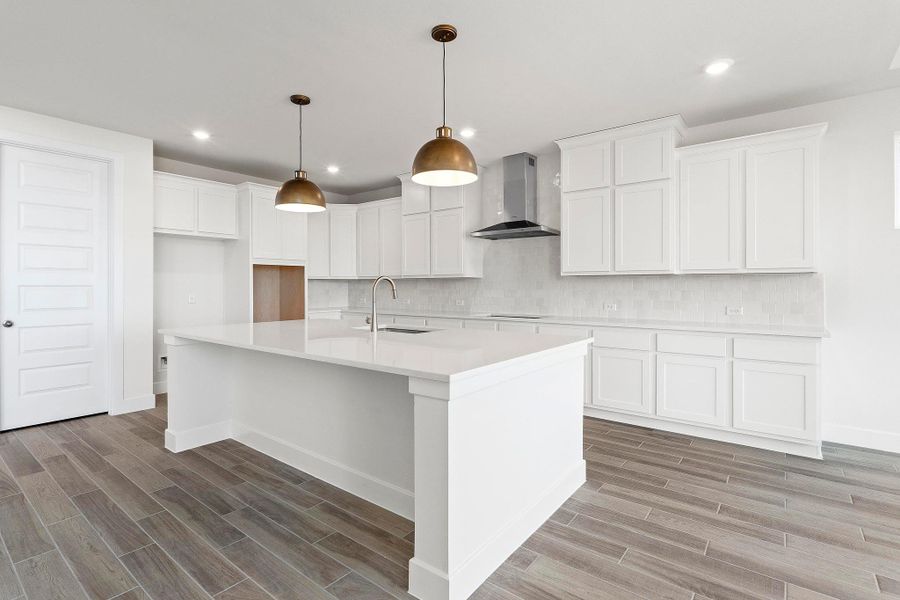 Furnished interior view inside a new home in Lariat, Liberty Hill (Image 14).