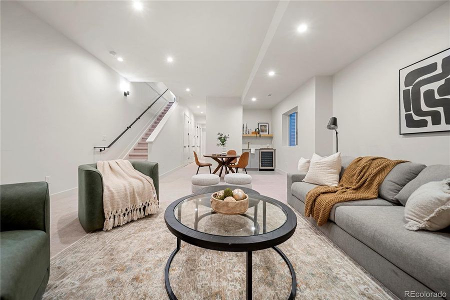 Furnished interior view inside a new home in , Denver (Image 45). Furnished interior view inside a new home in , Denver (Image 45).