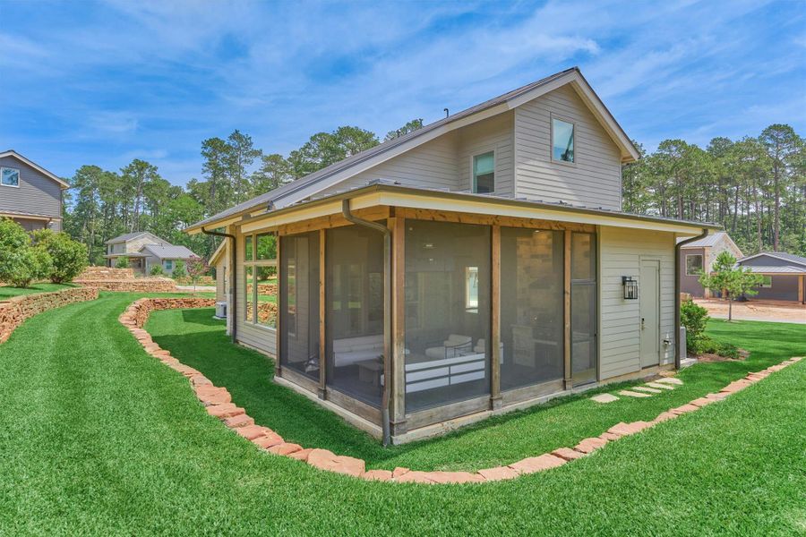 Exterior details and patio area of a home in , Montgomery (Image 26).