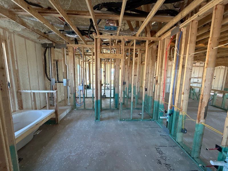 In-progress construction of a new home in Covenant Park, Springtown, TX (Image 7). In-progress construction of a new home in Covenant Park, Springtown, TX (Image 7).