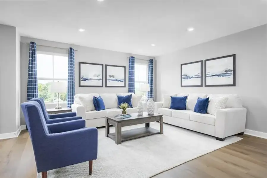 Furnished interior view inside a new home in Serenity 55+, Dallas (Image 4).