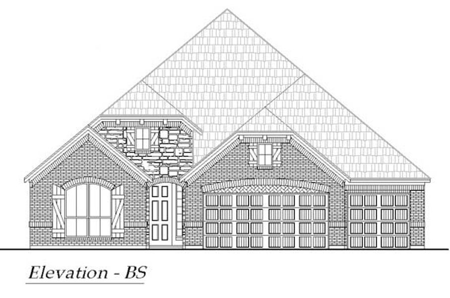Exterior rendering of this home design in Las Lomas, Forney, TX (Image 9). Exterior rendering of this home design in Las Lomas, Forney, TX (Image 9).