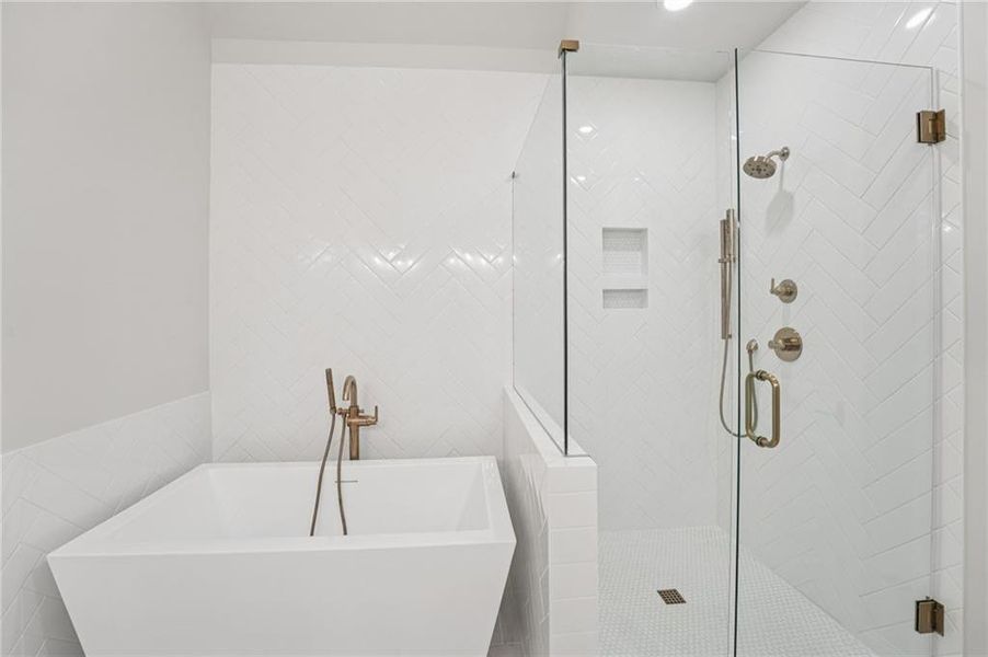 Furnished interior view inside a new home in Towns on Thompson, Alpharetta (Image 14).