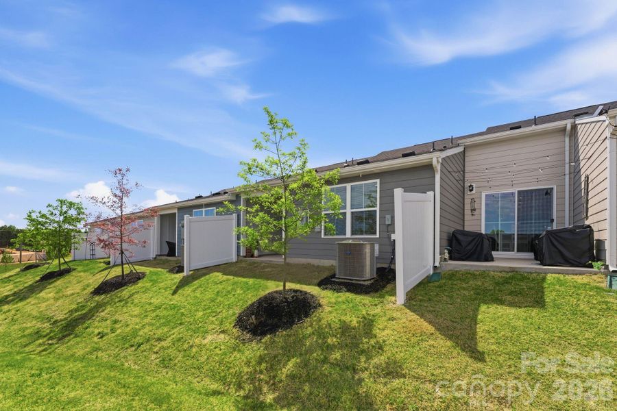 Exterior details and patio area of a home in , Troutman (Image 3).