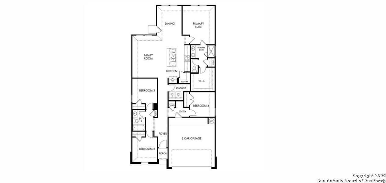 2D floor plan layout of this home in Remington Ranch, San Antonio, TX (Image 3). 2D floor plan layout of this home in Remington Ranch, San Antonio, TX (Image 3).
