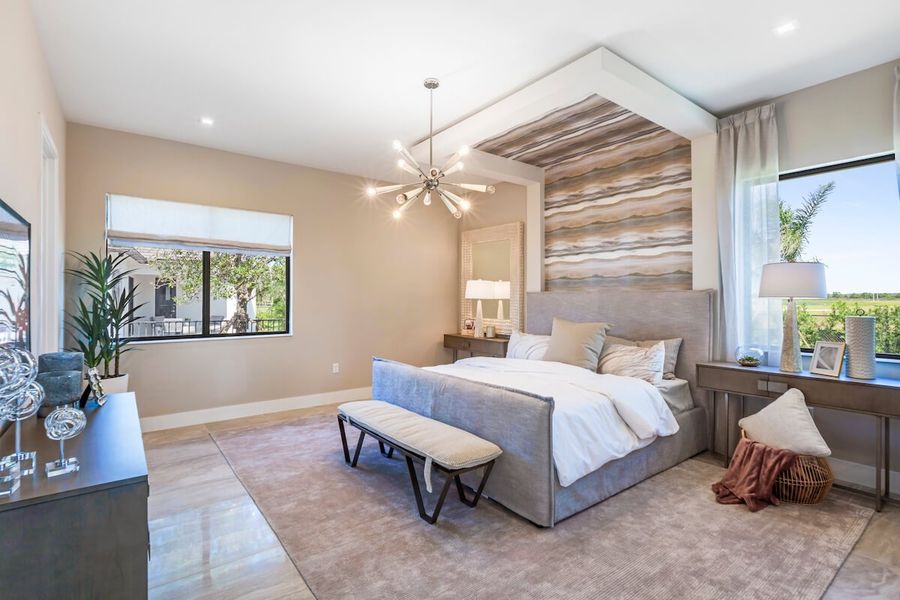 Representative furnished interior of a home built from the Greenview by CC Homes in Maple Ridge, Ave Maria (Image 5).