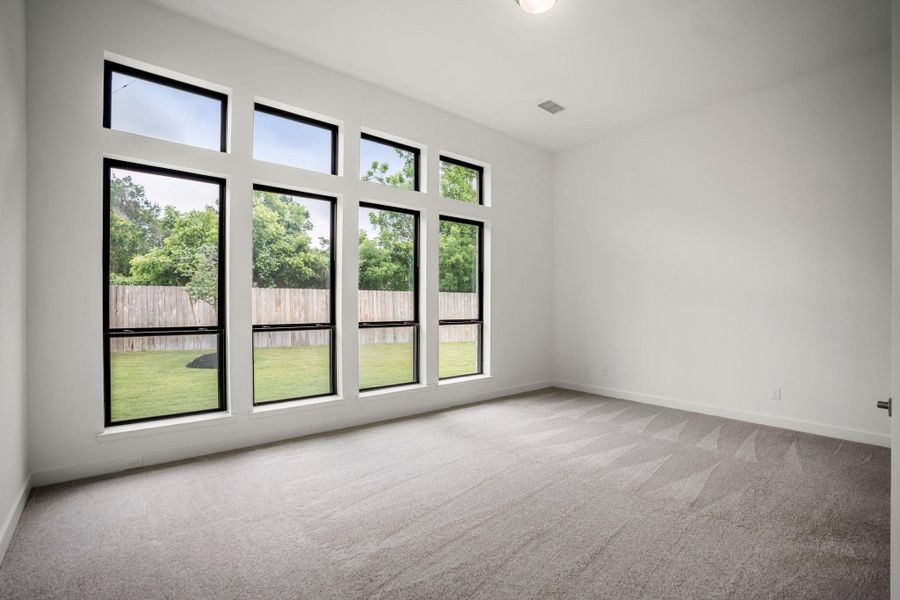 Spacious, unfurnished interior of a new home in Fulbrook on Fulshear Creek, Fulshear (Image 38).