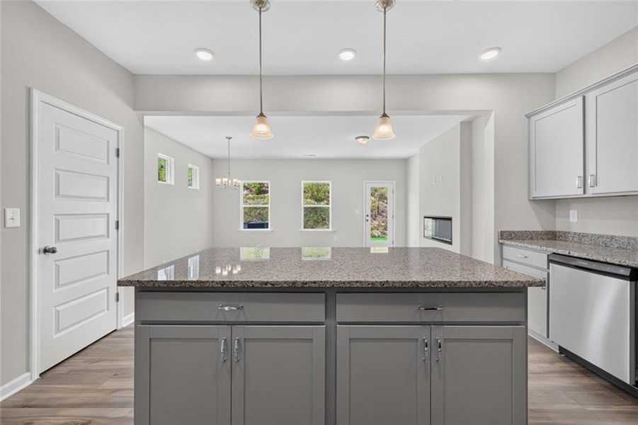 Furnished interior view inside a new home in Fairington, Cartersville (Image 5).