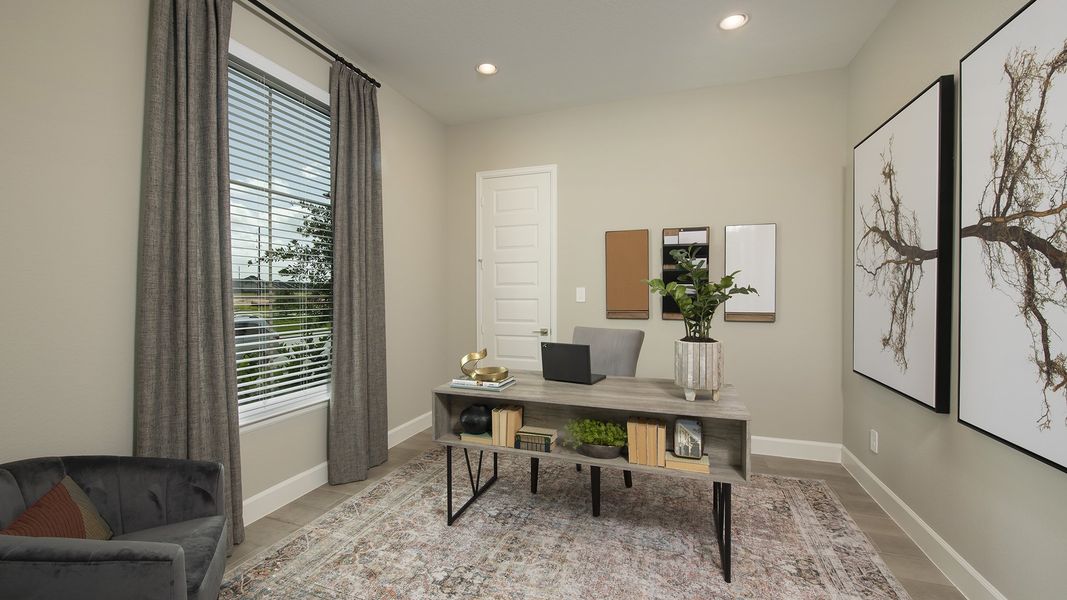 Furnished interior view inside a new home in Kinder Ranch, San Antonio (Image 5).