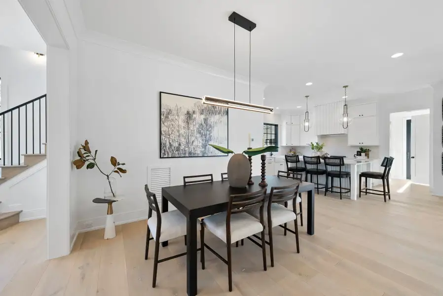 Furnished interior view inside a new home in The Founding at Blue Ridge, Raleigh (Image 5).