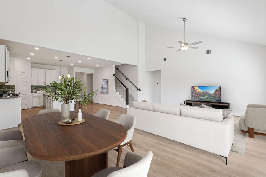 Photo is not of the actual home, but is an inspirational photo of builder’s model home and may depict options, furnishings, and/or decorator features that are not included