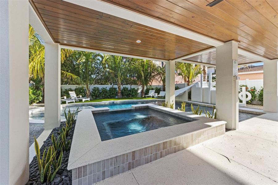 Exterior details and patio area of a home in , Sarasota (Image 44).
