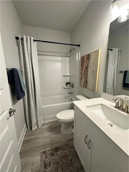 Furnished interior view inside a new home in Mirror Lake at South Harbour, Villa Rica (Image 14).