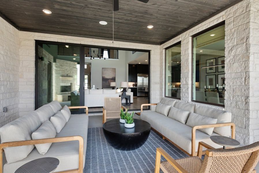 Representative exterior details of a home built from the Emory by Scott Felder Homes in Leander Estates, Leander (Image 27).