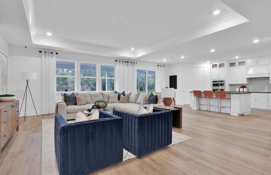 Representative furnished interior of a home built from the Merlot Grand by Pulte Homes in Terrapin Creek, Jacksonville (Image 20).