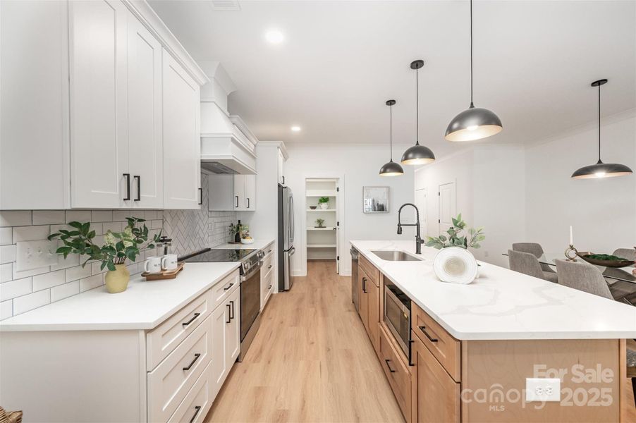 Furnished interior view inside a new home in , Charlotte (Image 13).