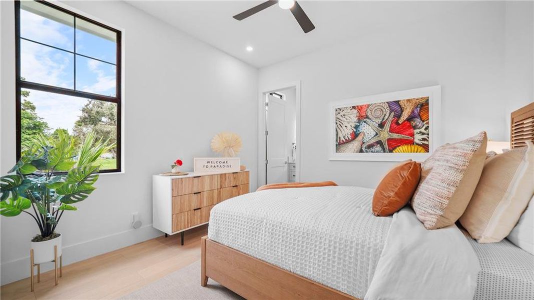 Furnished interior view inside a new home in , Sarasota (Image 42).