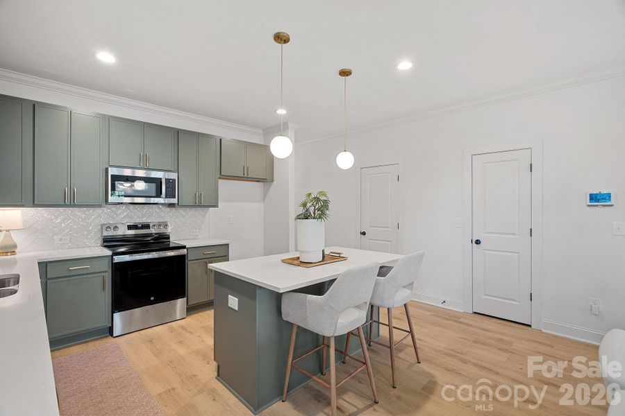 Furnished interior view inside a new home in , Charlotte (Image 6).