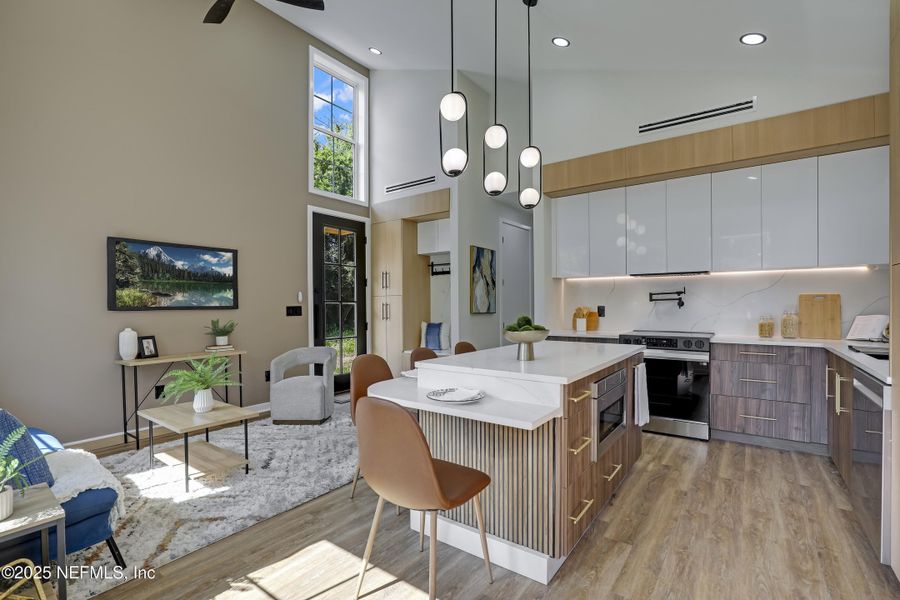 Furnished interior view inside a new home in , Jacksonville (Image 5).
