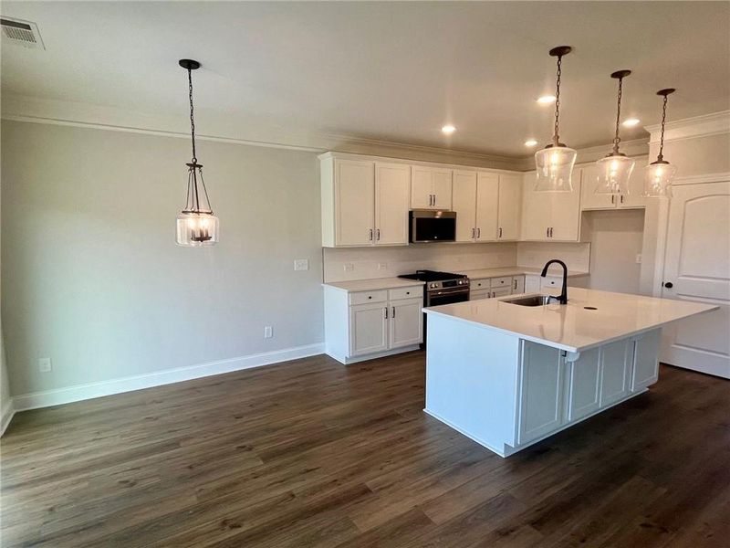 Furnished interior view inside a new home in Twin Lakes, Hoschton (Image 4).