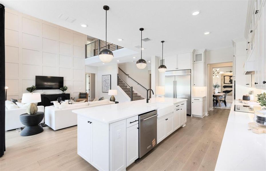 Furnished interior view inside a new home in Parkside Trails, Clermont (Image 8).