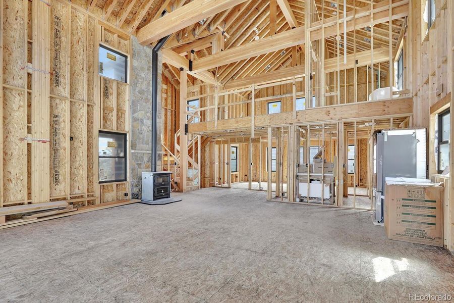 In-progress construction of a new home in , Central City, CO (Image 5). In-progress construction of a new home in , Central City, CO (Image 5).