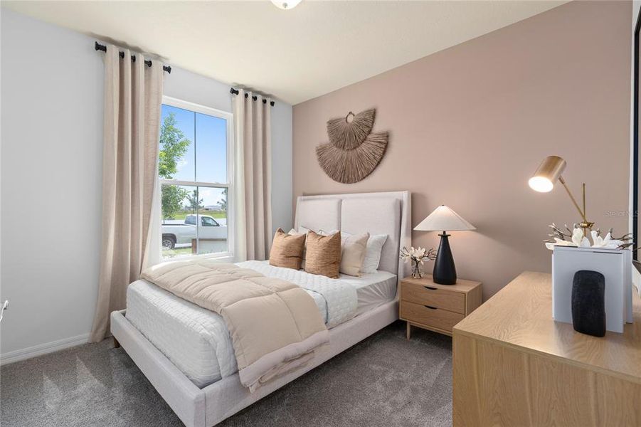 Furnished interior view inside a new home in EverBe, Orlando (Image 8). Furnished interior view inside a new home in EverBe, Orlando (Image 8).
