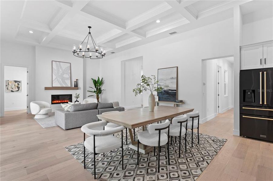 Furnished interior view inside a new home in , Sarasota (Image 10).