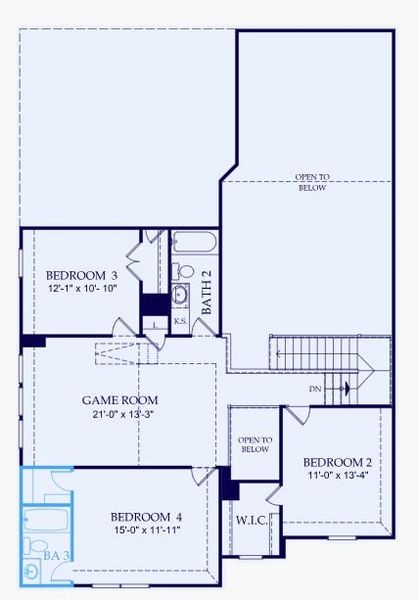 2D floor plan layout of this home in Lago Mar, Texas City, TX (Image 3). 2D floor plan layout of this home in Lago Mar, Texas City, TX (Image 3).