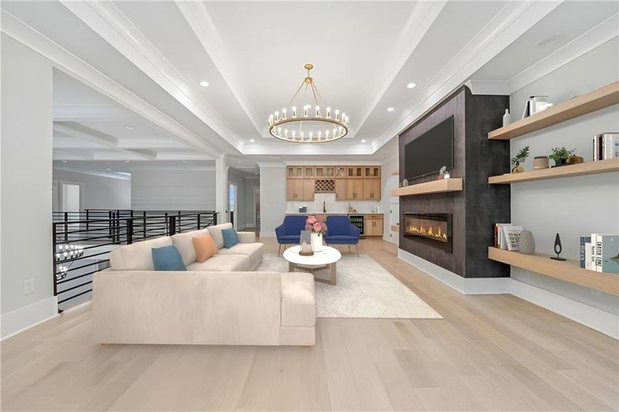 Furnished interior view inside a new home in , Commerce (Image 14).